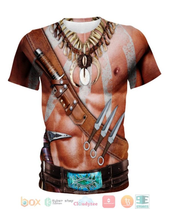 Warrior Style Native Ameican 3D Shirt