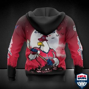 Washington Capitals Nhl Halloween All Over Printed Hoodie