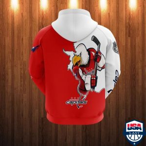 Washington Capitals Nhl Ver 3 All Over Printed Hoodie