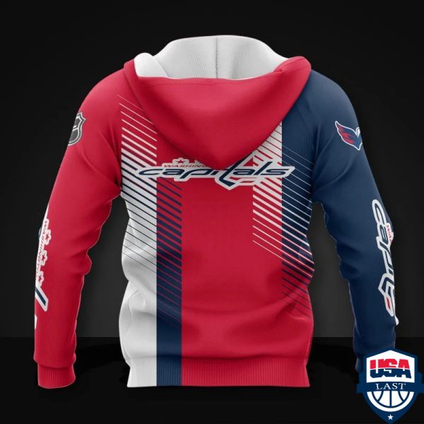 Washington Capitals Nhl Ver 5 All Over Printed Hoodie