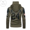 Washington Football Team Number 24 Antonio Gibson Mask Hoodie