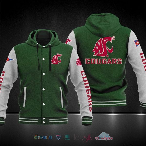 Washington State Cougars Baseball Hoodie Jacket