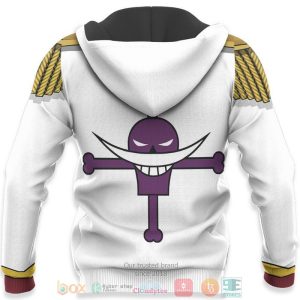 Whitebeard Pirates Uniform Anime One Piece 3D Hoodie