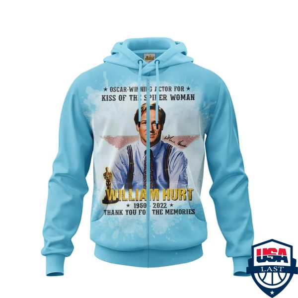 William Hurt Oscar Winning Actors For Kiss Of The Spider Woman 3D Hoodie Apparel