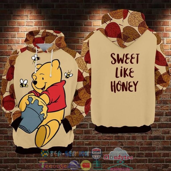 Winnie The Pooh Sweet Like Honey 3D Hoodie