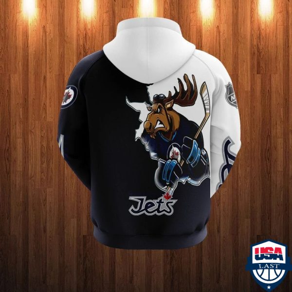 Winnipeg Jets Nhl Ver 5 All Over Printed Hoodie