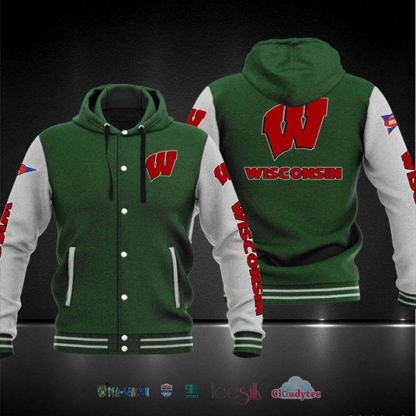 Wisconsin Badgers Baseball Hoodie Jacket