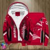 Wisconsin Badgers Football Team Full Print Fleece Hoodie