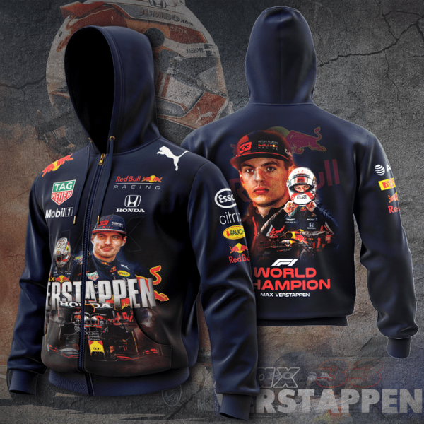 World Champion Max Verstappen F1 Redbull Honda 3D Shirt