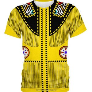 Yellow Native 3D Shirt