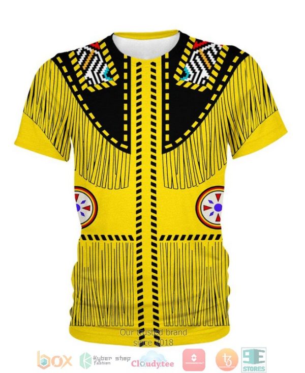 Yellow Native 3D Shirt