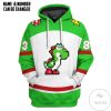 Yoshi Sports Custom Name Custom Number Hoodie