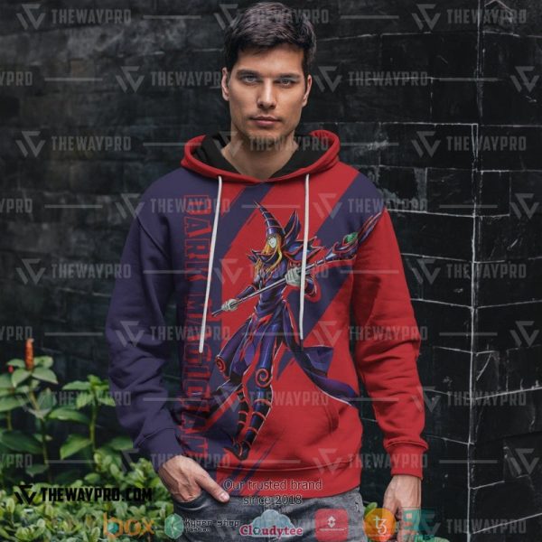 Yu Gi Oh Dark Magician Red Hoodie