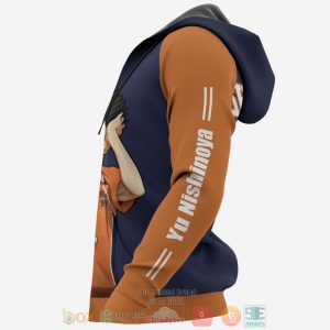 Yu Nishinoya Anime Karasuno Haikyuu 3D Hoodie