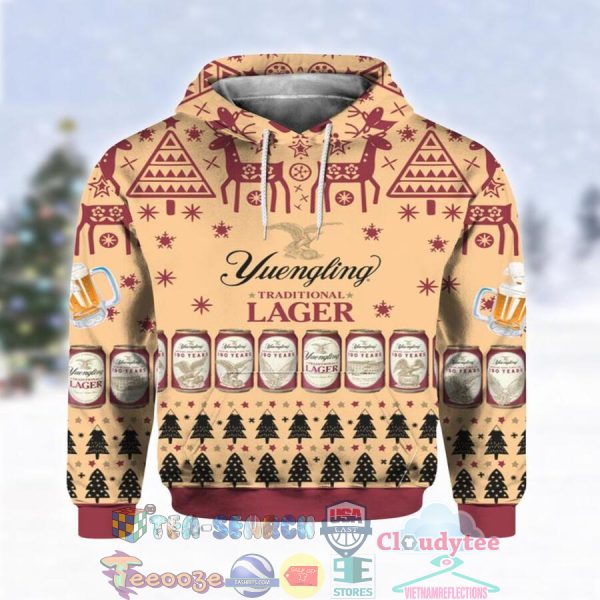 Yuengling Lager Beer Ugly Hoodie 3D