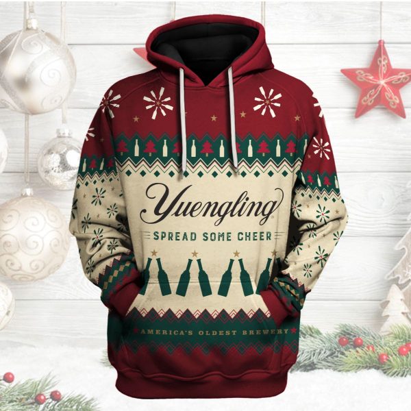 Yuengling Spread Some Cheer 3D Hoodie