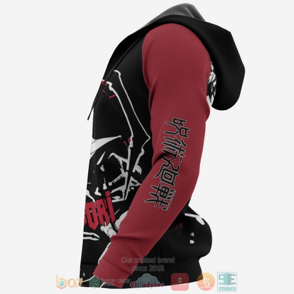 Yuji Itadori Jujutsu Kaisen Anime Monochrome 3D Hoodie