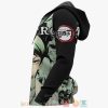 Yushiro Kimetsu Anime Manga Style 3D Hoodie