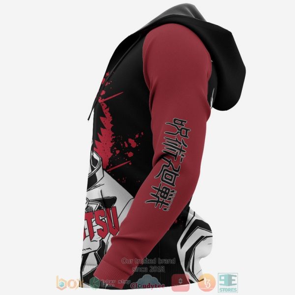 Yuta Okkotsu Jujutsu Kaisen Anime Monochrome 3D Hoodie